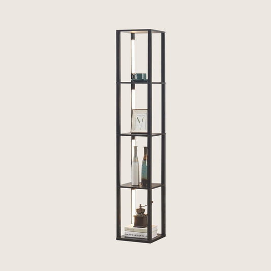 Tall and Narrow Black Bookshelf