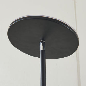 Felton Dimmable LED Torchiere Floor Lamp with Black Marble Base