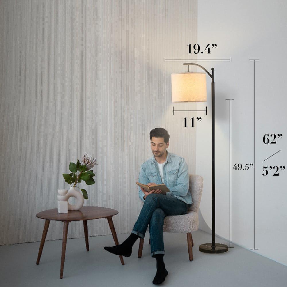 Livingroom floor lamp with arc