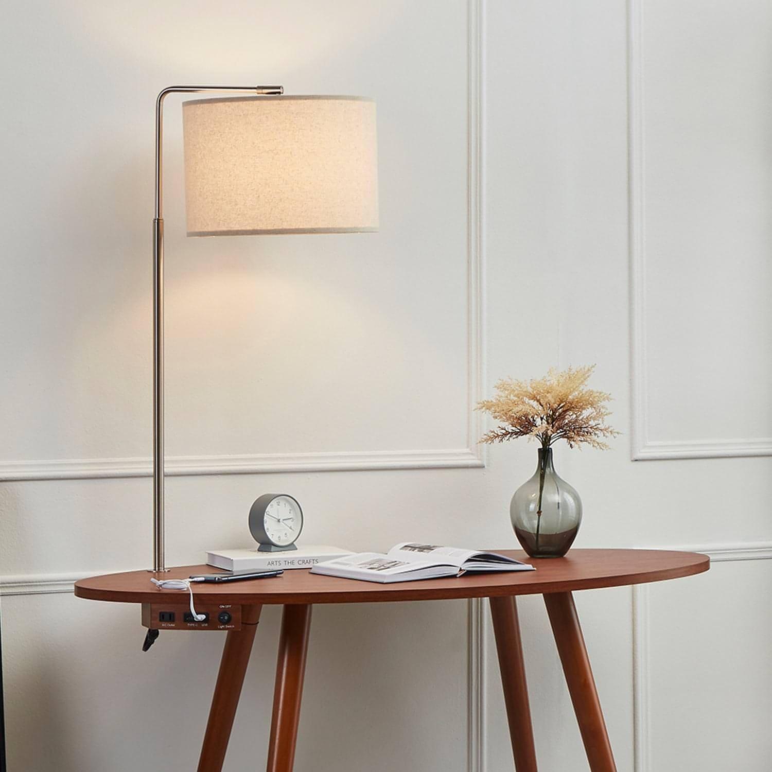 workspace desk with usb port