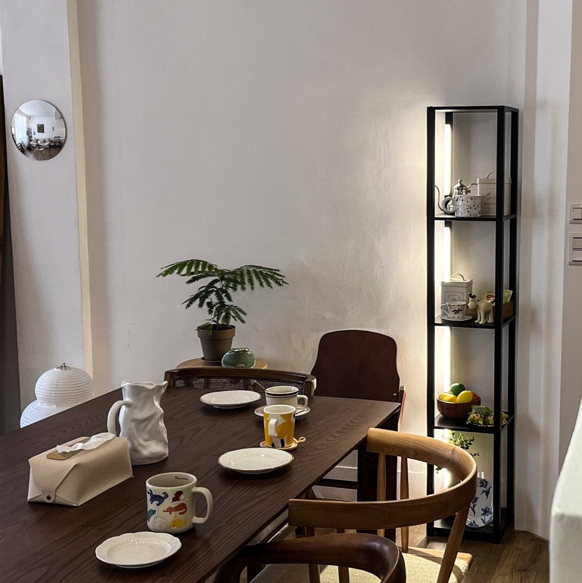 LED Display Shelf for Dining Room