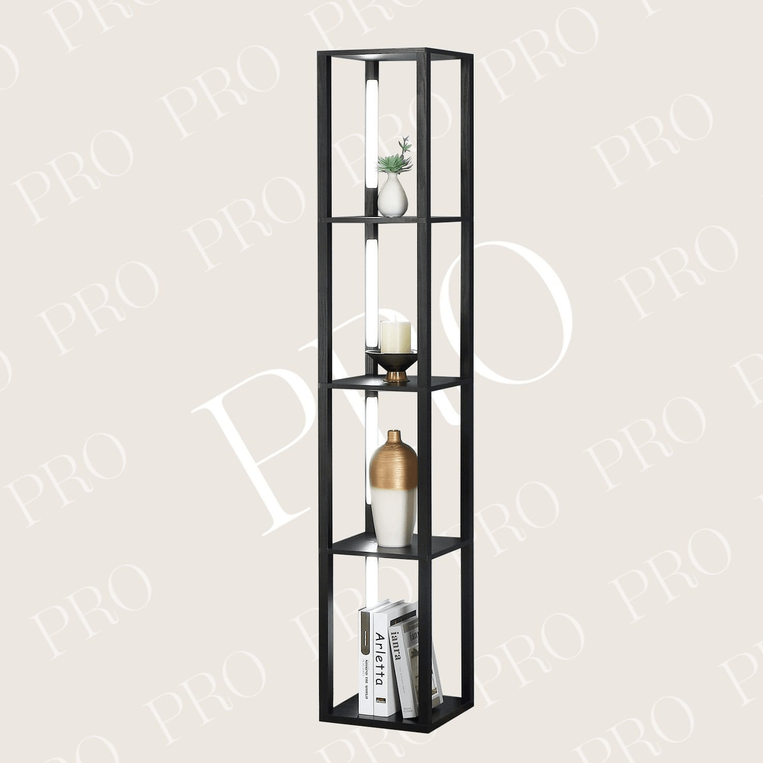 NEW Wooden LED Display shelf